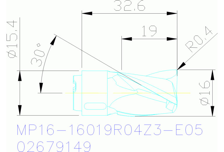 MP16-16019R04Z3-E05 F40M