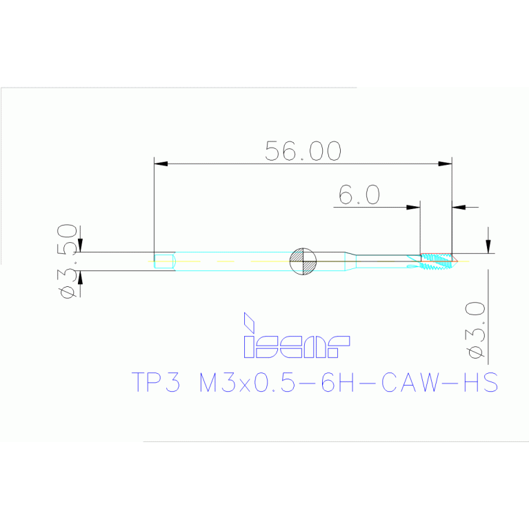 TP3 M3X0.5-6H-CAW-HS