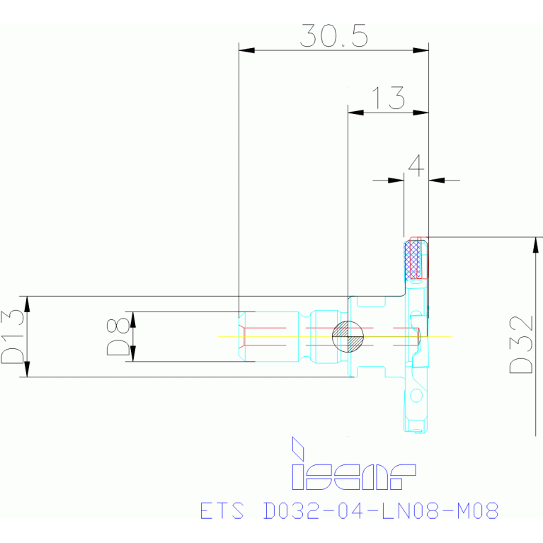 ETS D032-04-LN08-M08