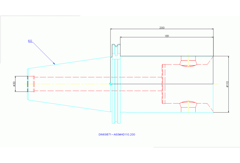 DIN69871-A60MHD110.200