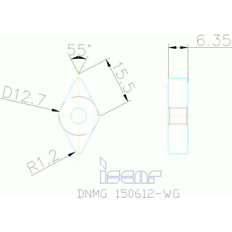 DNMG 150612-WG IC8250