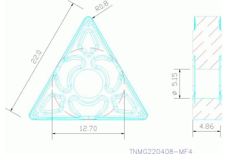 TNMG220408-MF4 TM2000