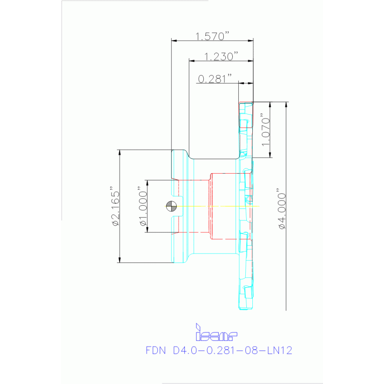 FDN D4.0-0.281-08-LN12