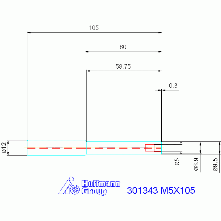 301343 M5X105
