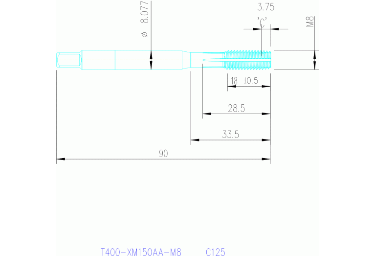 T400-XM150AA-M8 C125