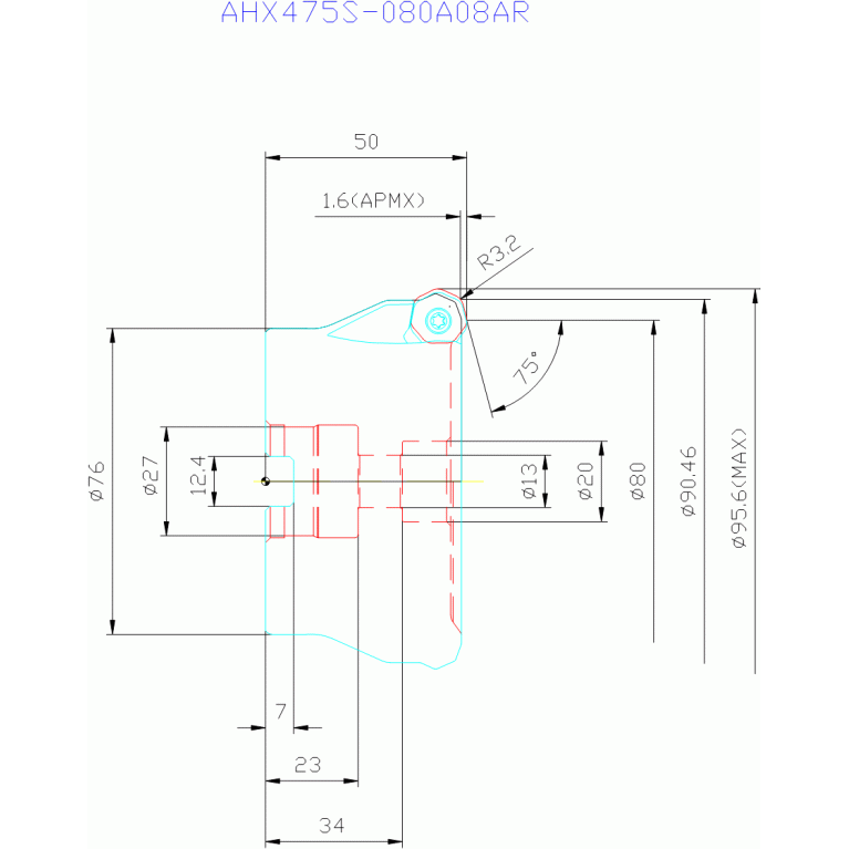 AHX475S-080A08AR