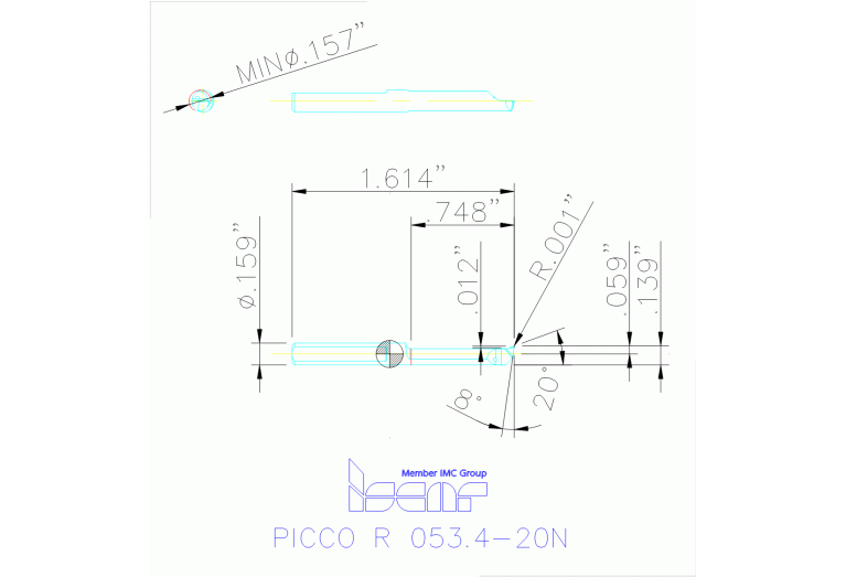 PICCO R 053.4-20N IC908