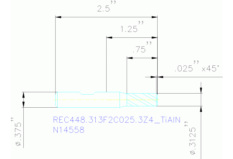 REC448.313F2C025.3Z4 TIALN