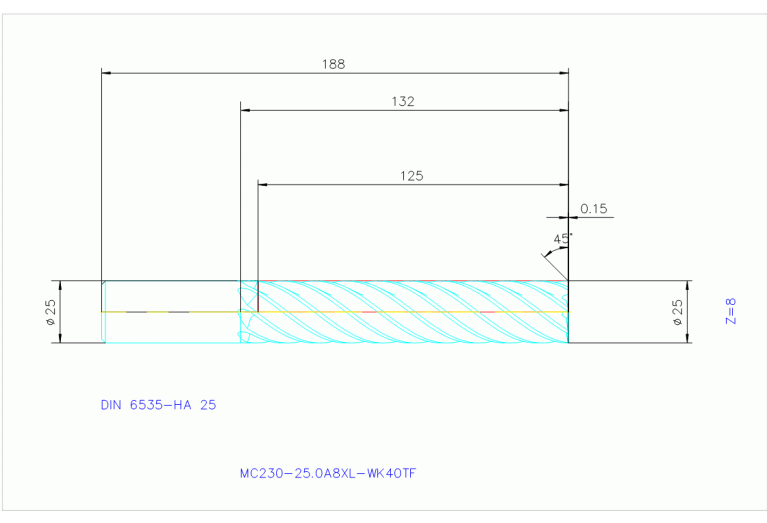 MC230-25.0A8XL-WK40TF