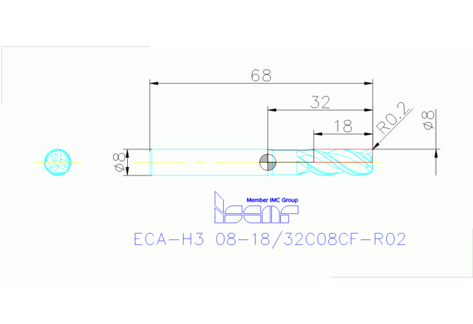 ECA-H3 08-18/32C08CF-R02 IC08
