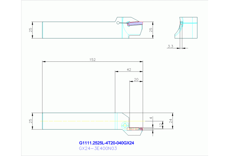 G1111.2525L-4T20-040GX24