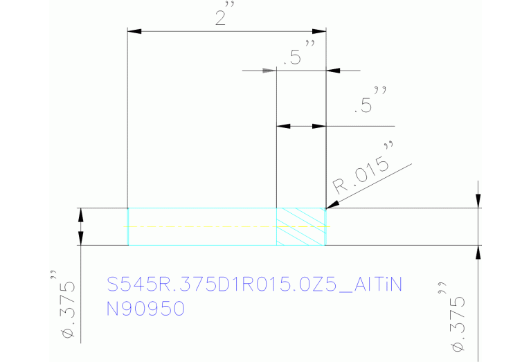 S545R.375D1R015.0Z5 ALTIN