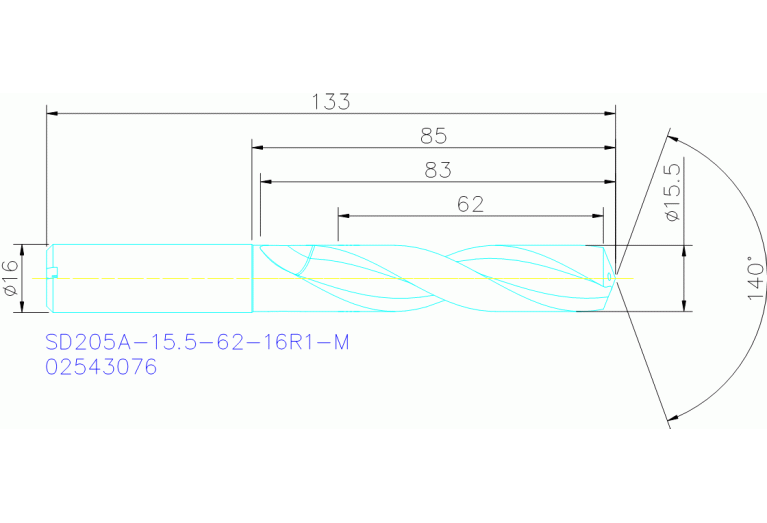 SD205A-15.5-62-16R1-M