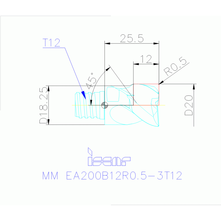 MM EA200B12R0.5-3T12 IC08
