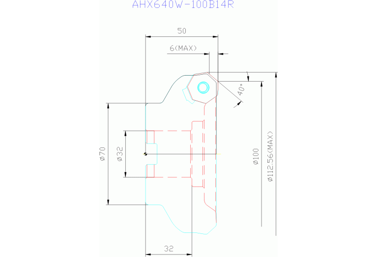 AHX640W-100B14R
