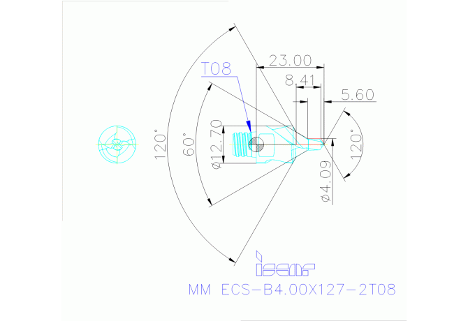 MM ECS-B4.00X127-2T08 IC908