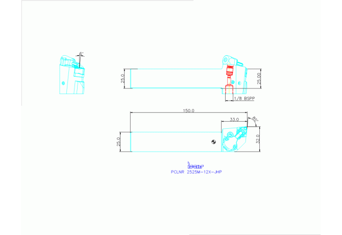 PCLNR 2525M-12X-JHP