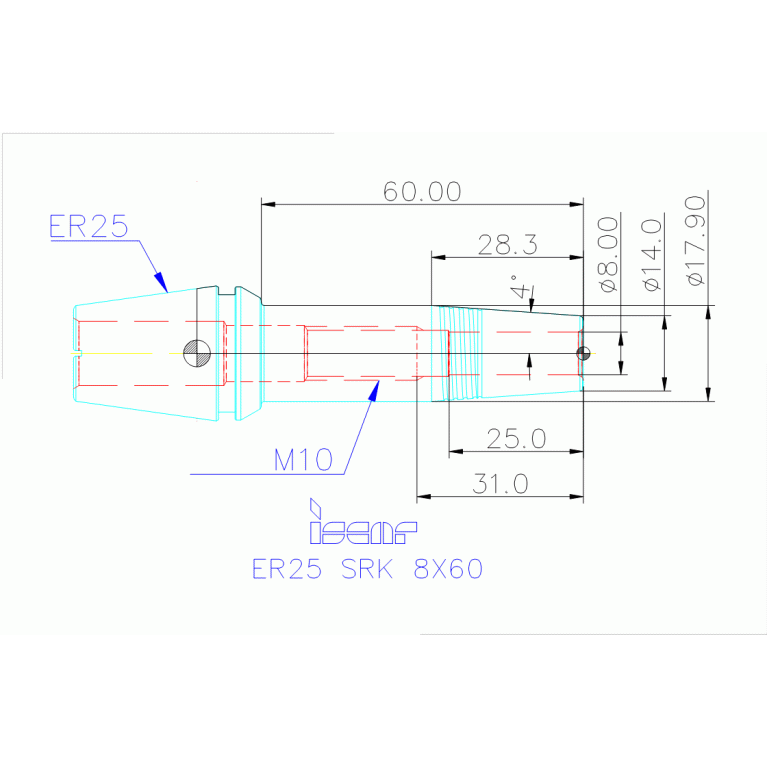 ER25 SRK 8X60
