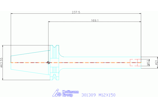 301309 M12X150