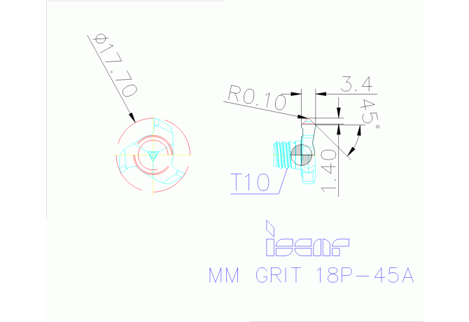 MM GRIT 18P-45A IC528