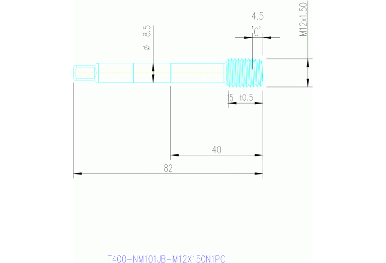 T400-NM101JB-M12X150N1PC
