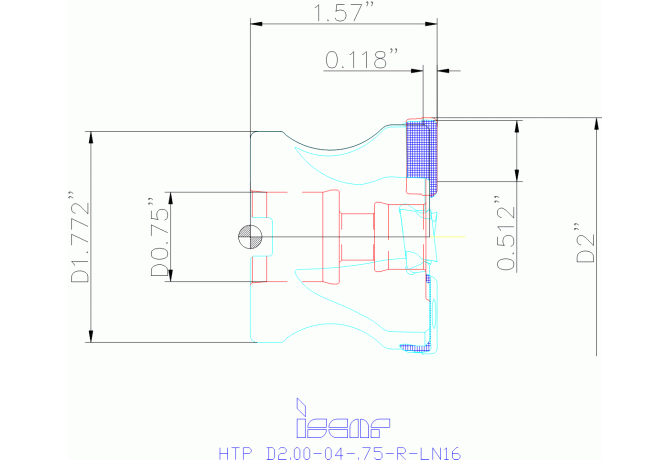 HTP D2.00-04-.75-R-LN16