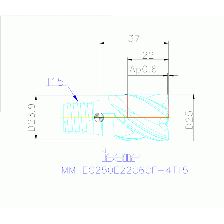 MM EC250E22C6CF-4T15 IC908