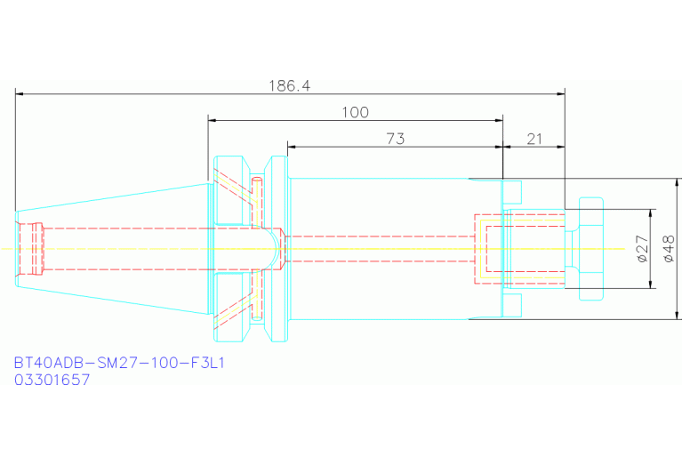 BT40ADB-SM27-100-F3L1
