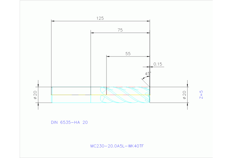 MC230-20.0A5L-WK40TF