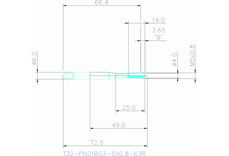 T32-PN01B03-5X0.8-63R