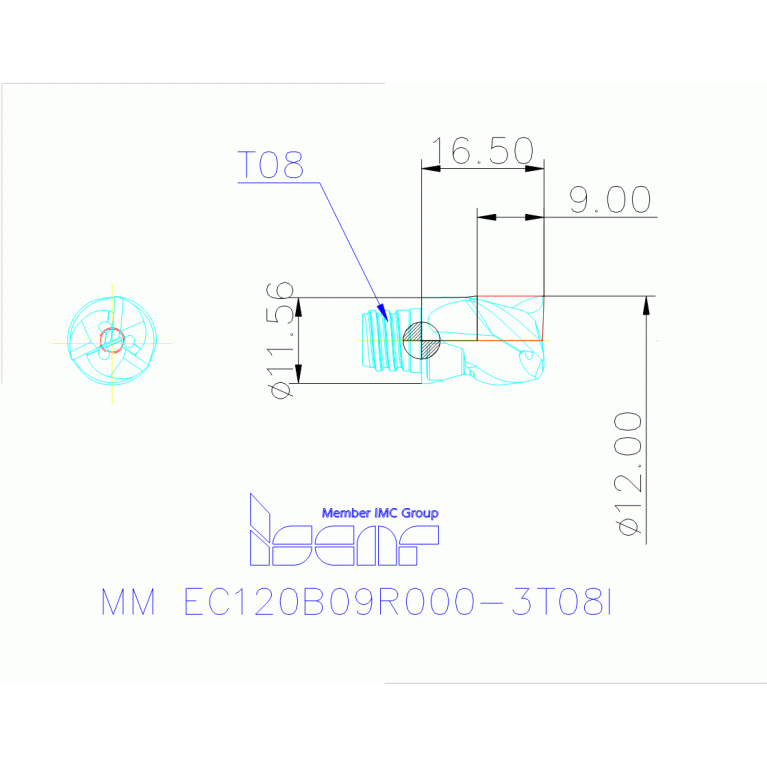MM EC120B09R000-3T08I IC908