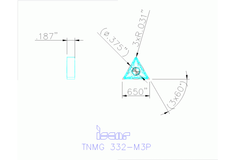 TNMG 160408-M3P IC830