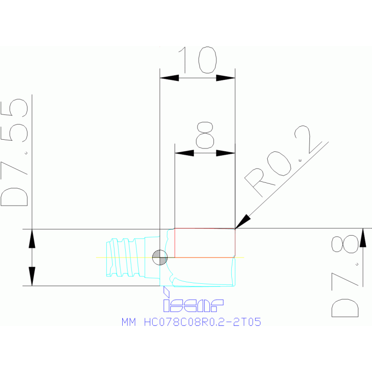 MM HC078C08R0.2-2T05 IC908