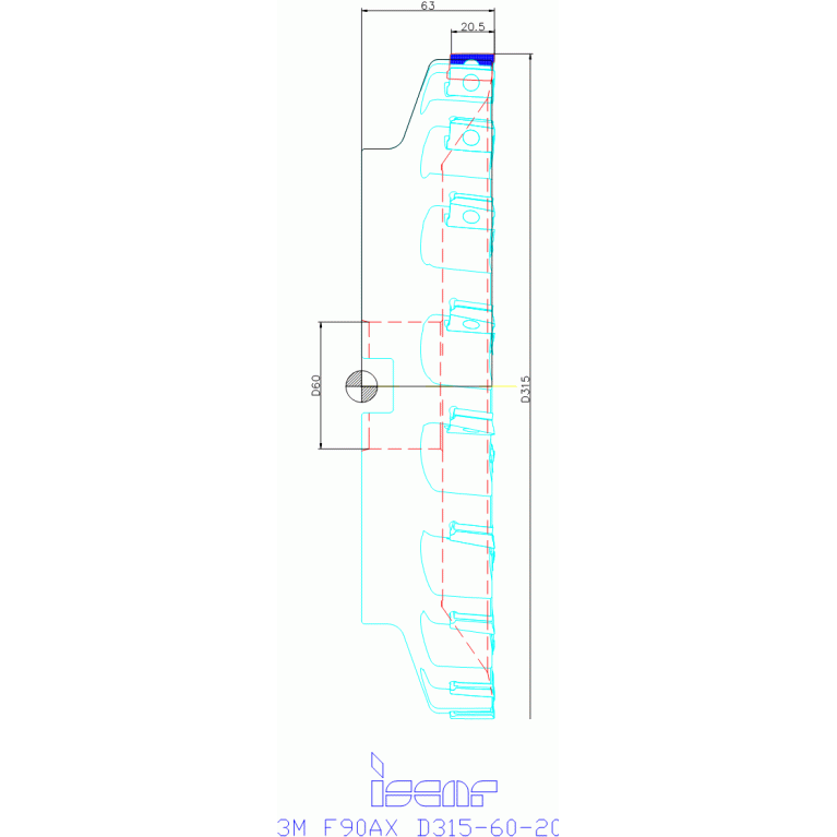 3M F90AX D315-60-20