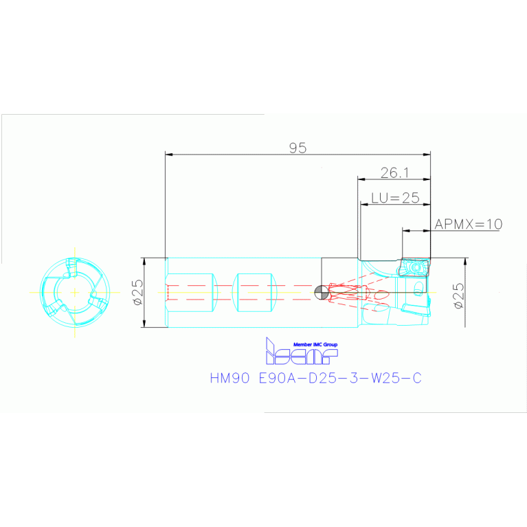 HM90 E90A-D25-3-W25-C