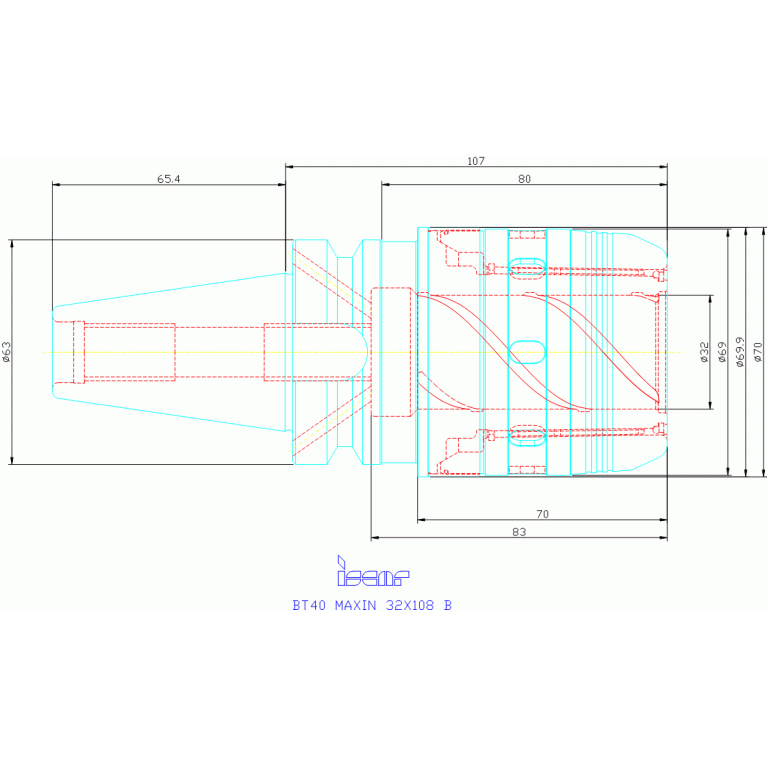 BT40 MAXIN 32X108 B
