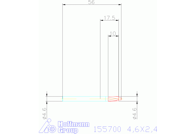 155700 4,6X2,4