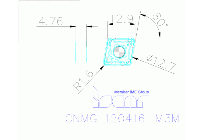CNMG 120416-M3M IC6015