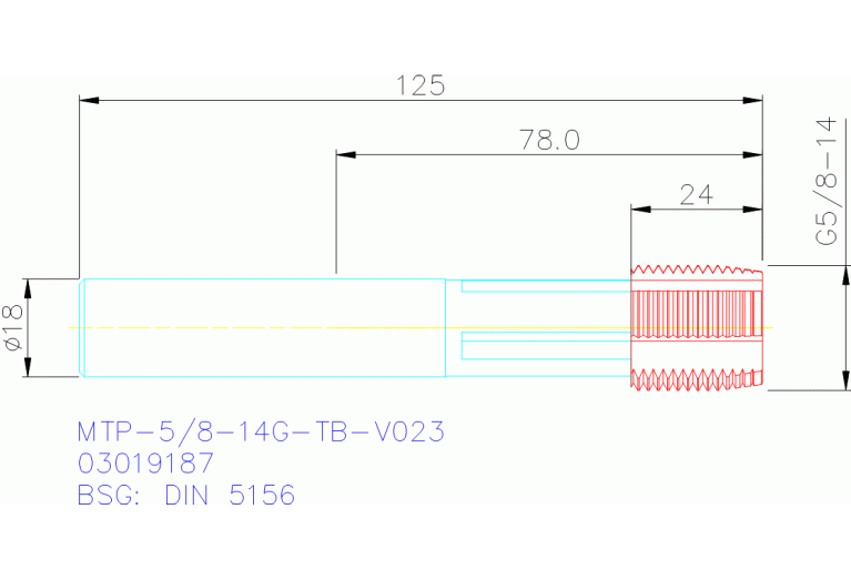 MTP-5/8-14G-TB-V023