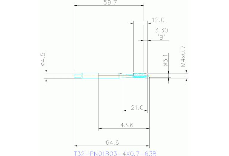 T32-PN01B03-4X0.7-63R