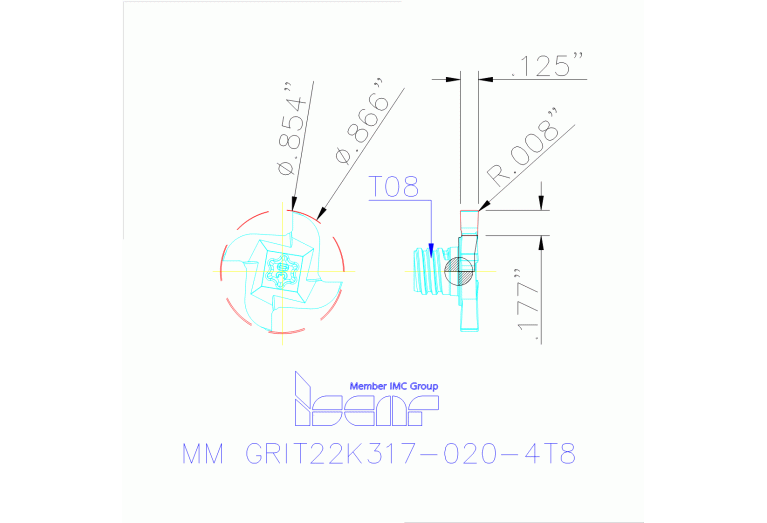 MM GRIT22K317-020-4T8 IC908