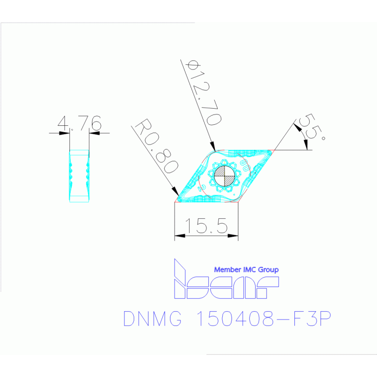 DNMG 150408-F3P IC8150