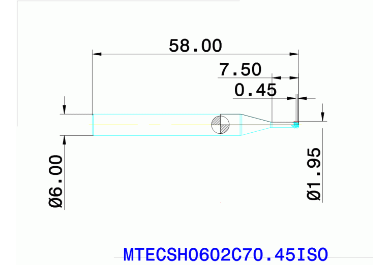 MTECSH 0602C7 0.45ISO IN2006