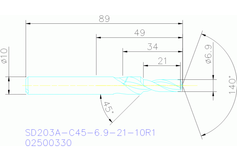 SD203A-C45-6.9-21-10R1