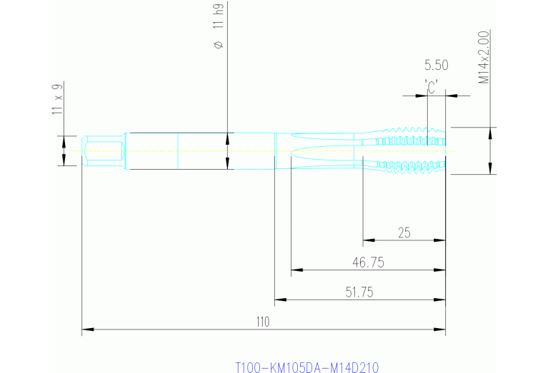 T100-KM105DA-M14 D210