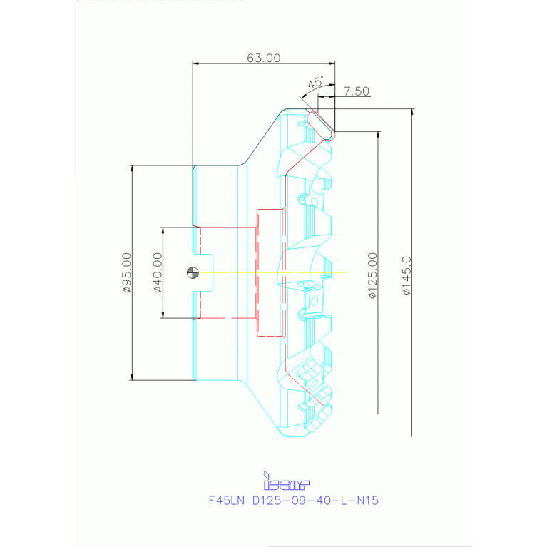 F45LN D125-09-40-L-N15