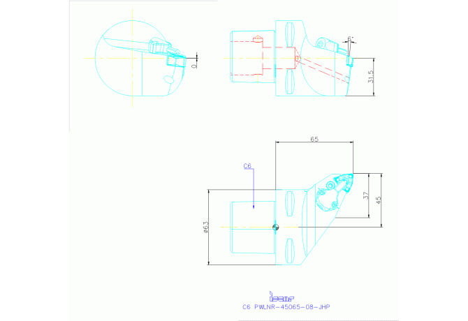 C6 PWLNR-45065-08-JHP