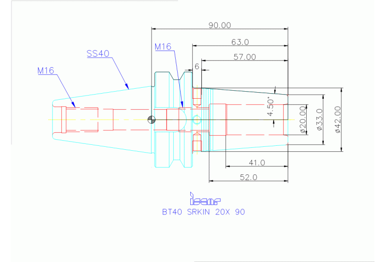 BT40 SRKIN 20X 90