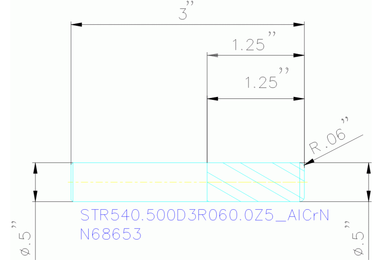 STR540.500D3R060.0Z5 ALCRN