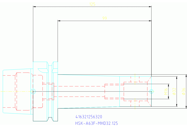 HSK-A63MHD32.125